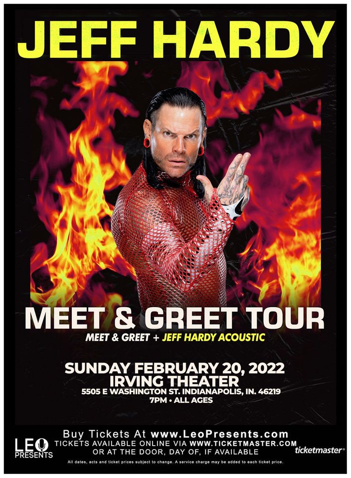 Jeff Hardy Meet & Greet + Acoustic Tour in Indianapolis