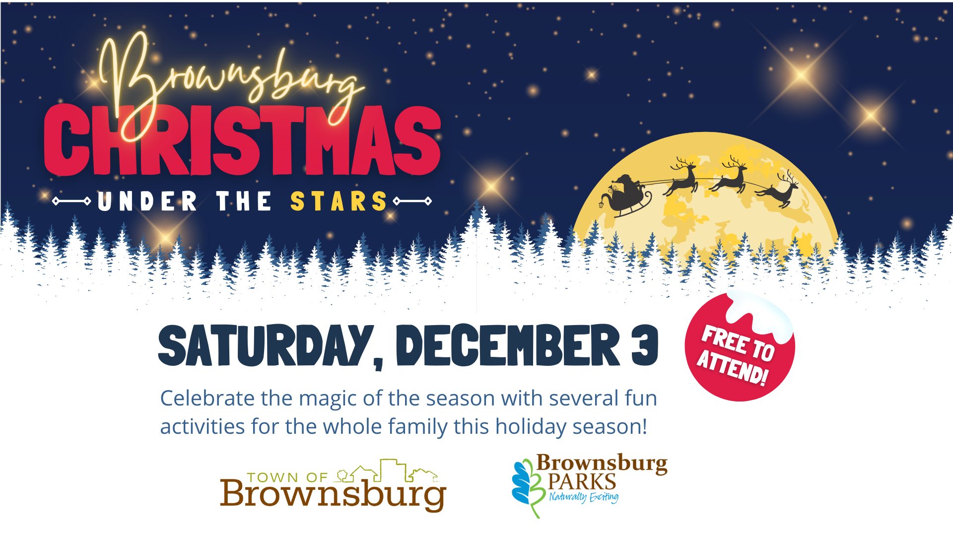 Brownsburg Christmas Under the Stars December 3, 2022