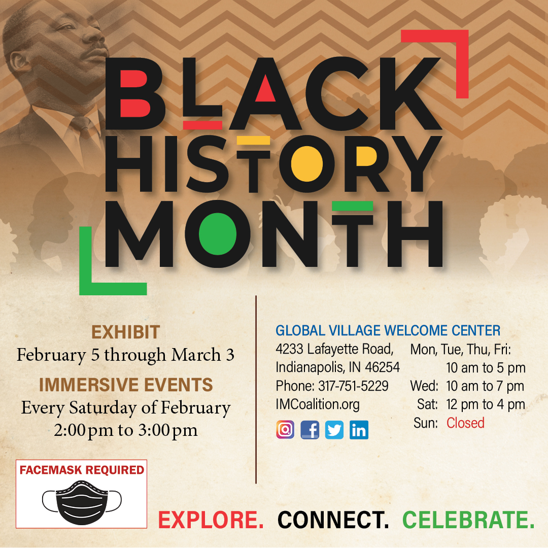 Black History Month Exhibit at the Global Village Welcome Center