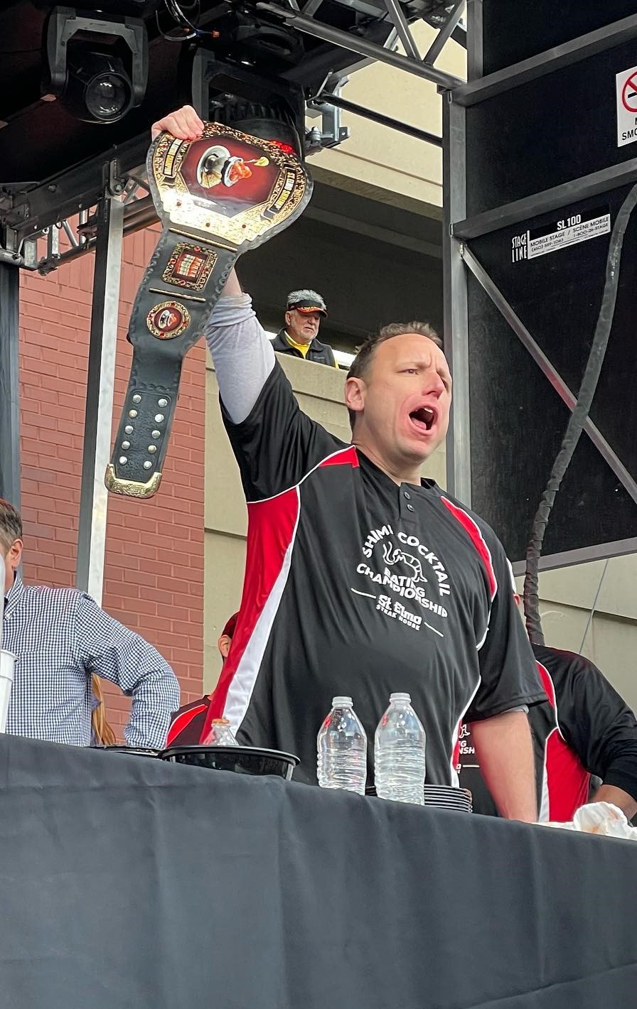 The World-Famous St. Elmo Shrimp Cocktail Eating Championship – At The Big Ten Tailgate Party Presented By Meijer