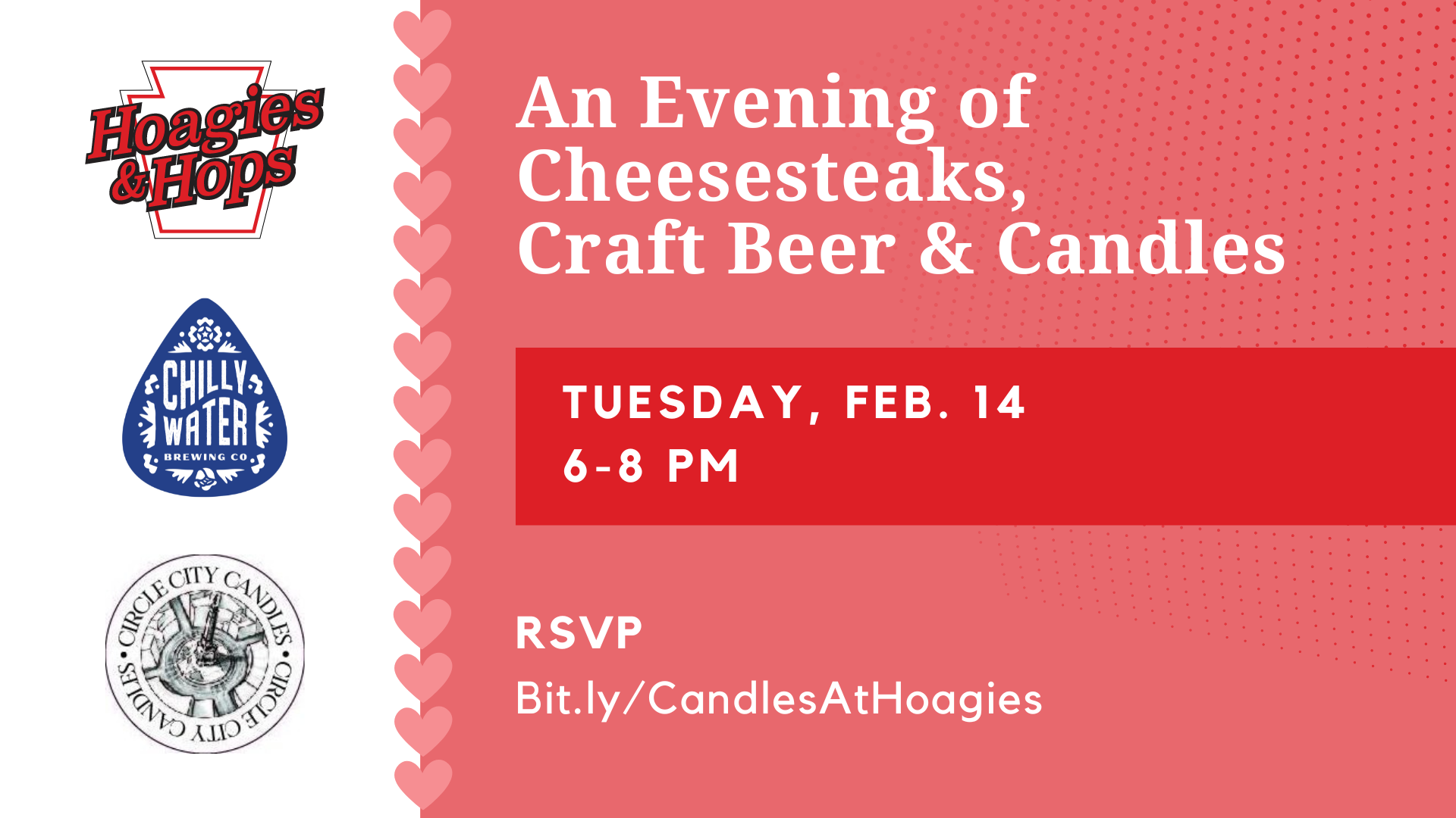 An Evening of Cheesesteaks, Craft Beer and Candles