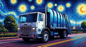 Van Gogh Indianapolis Trash Truck 2025