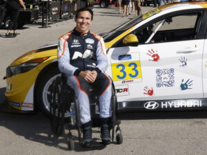 Robert Wickens, co driver of the No. 33 Hyundai Elantra N TCR