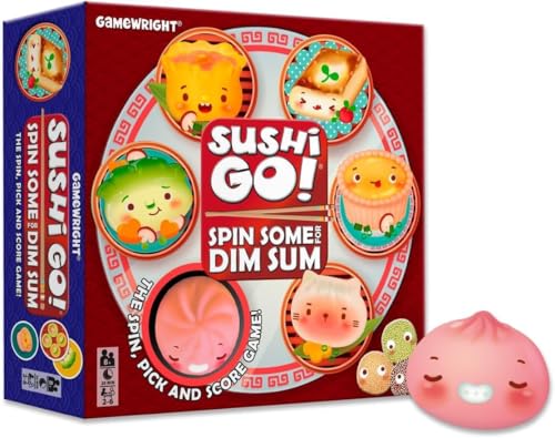 Gamewright Sushi Go Spin Some for Dim Sum Board Game