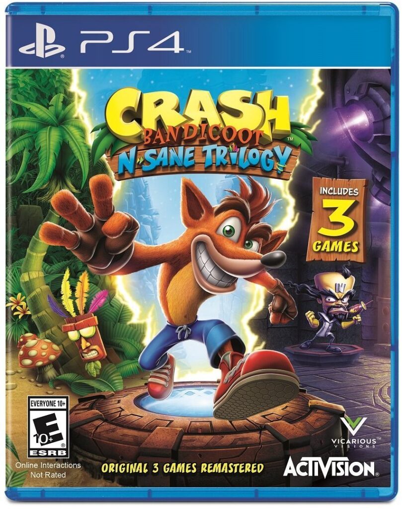 PlayStation 4 Crash Bandicoot N Sane Trilogy