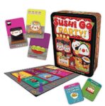 Sushi Go Party The Deluxe Pick Pass Card Game by Gamewright Multicolored