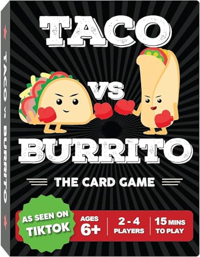 Taco vs Burrito The Wildly Popular Surprisingly Strategic Card Game Created by a 7 Year Old 5 Ways to Play a Family Friendly Party Game for Kids Teens Adults