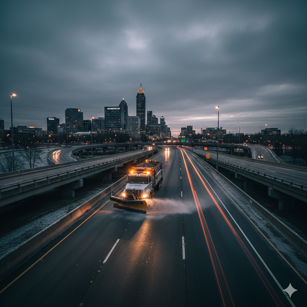 Indy DPW Deploys Contractors for Residential Street Plowing After Weekend Snowfall