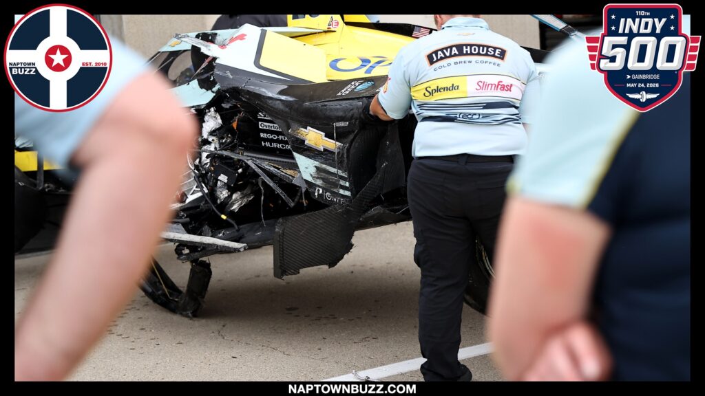 20260518 indy 500 practice day 7 3 rossi crash 0045