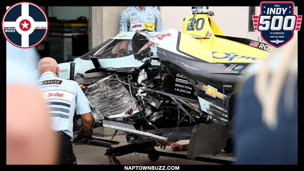 20260518 indy 500 practice day 7 3 rossi crash 0051