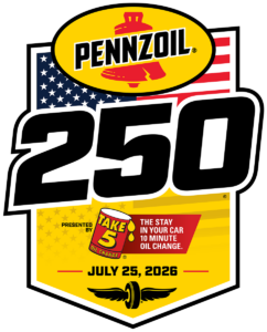 2026 Pennzoil 250 Logo