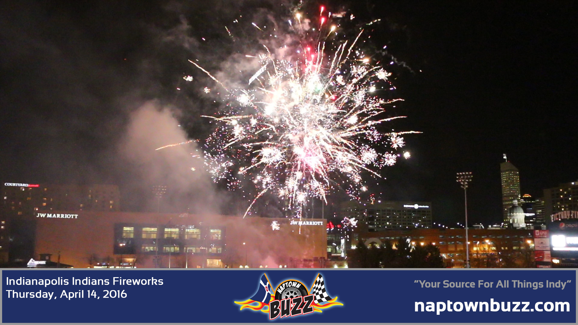 Fireworks at Victory Field