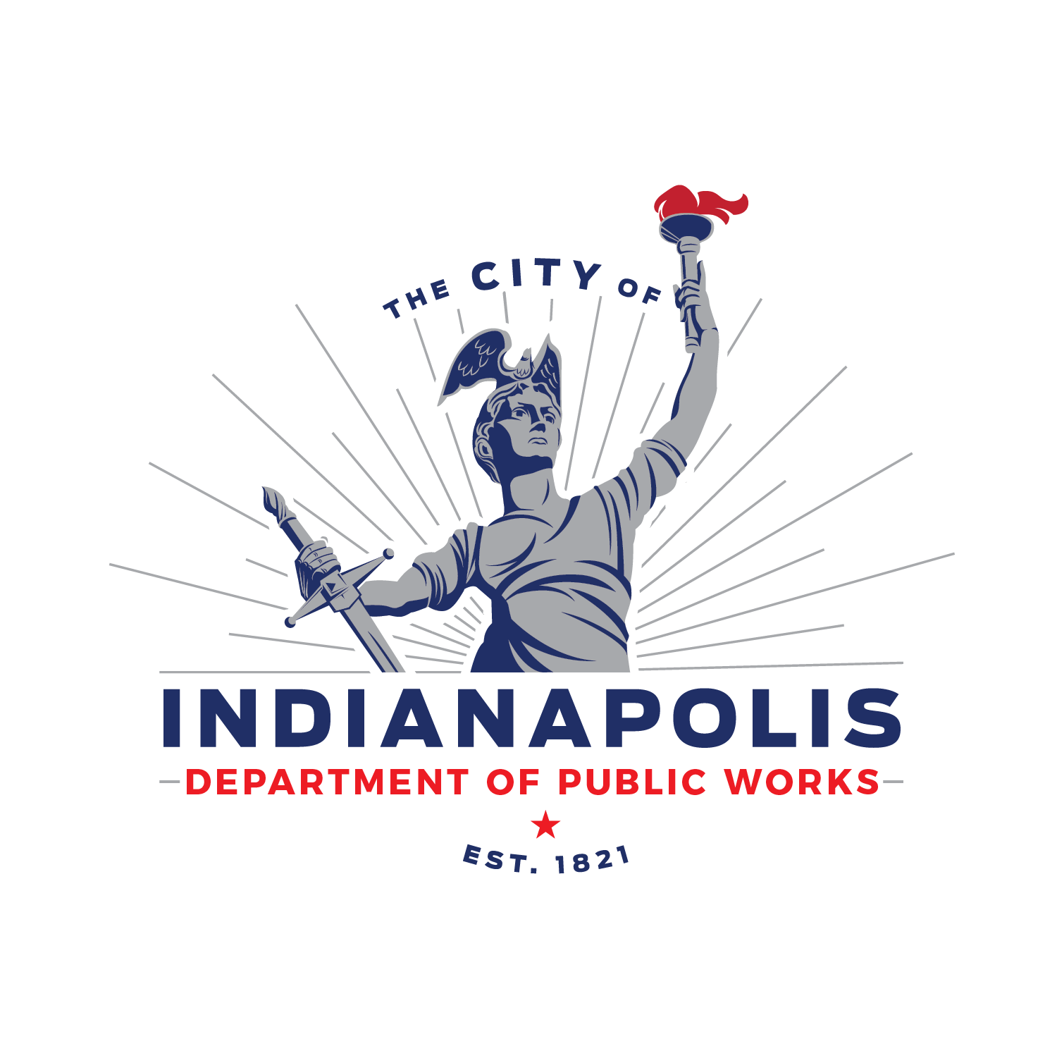 Indianapolis Public Works Logo