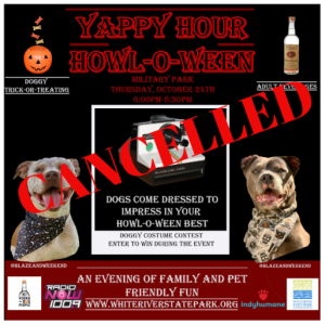 CANCELLED Yappy Hour Howl-O-Ween Edition