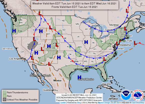 Indianapolis Weather Forecast For June 14, 2021 - Sunny, High 87