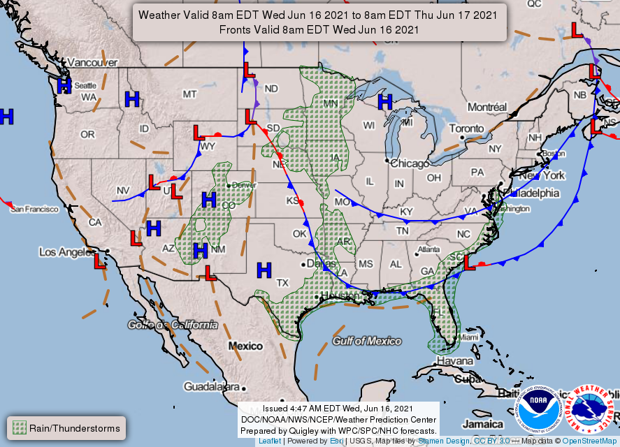 Indianapolis Weather Forecast for June 16, 2021 - Sunny, High 82