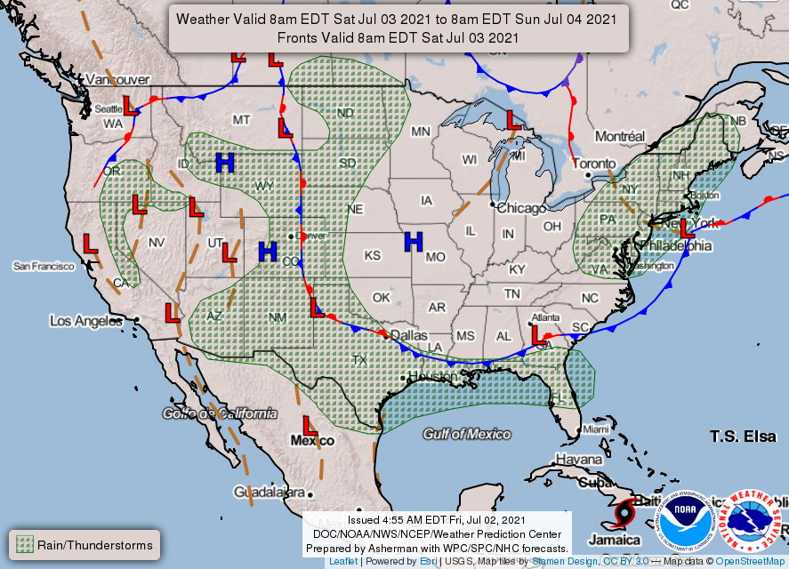 Indianapolis Weather Forecast for July 2, 2021 - Mostly Sunny, High 76