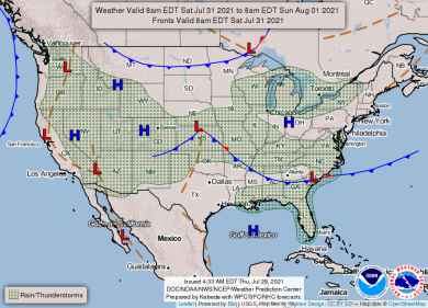 Indianapolis Weather Forecast for July 29, 2021 - Hot As Blue Blazes