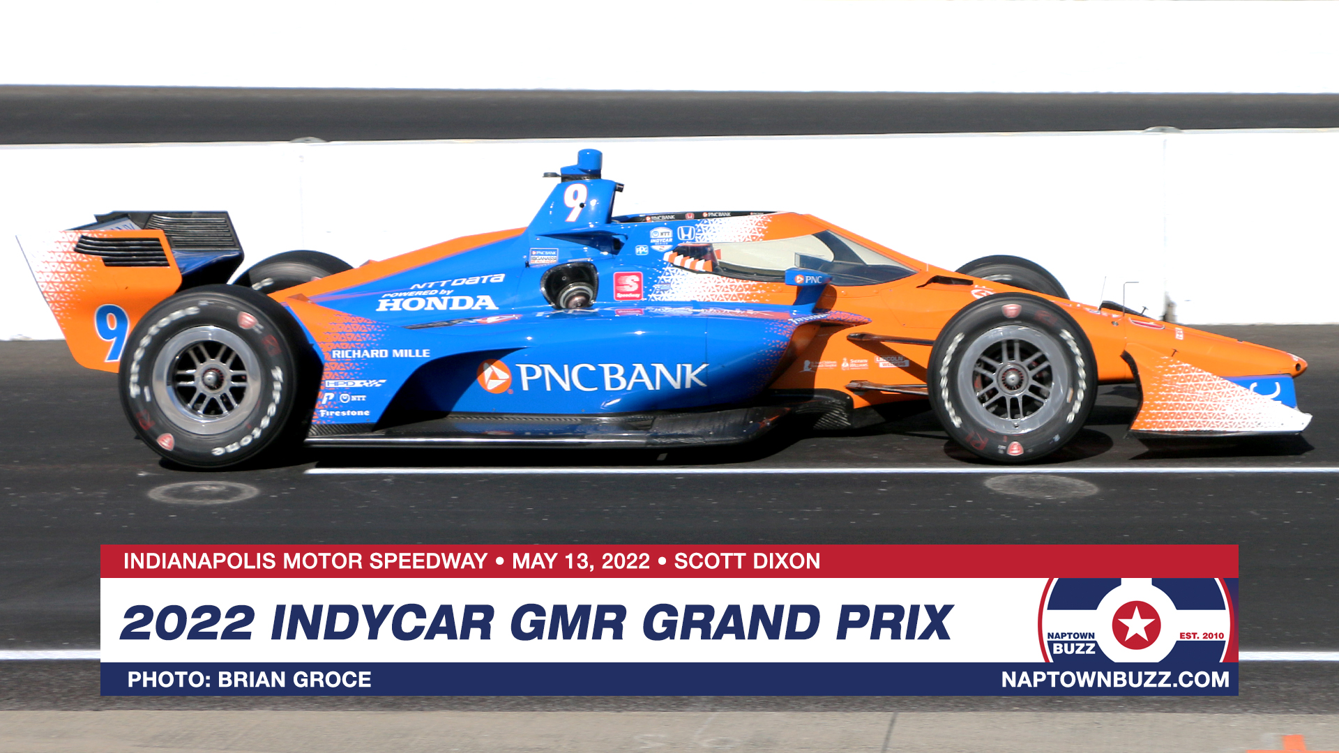Scott Dixon on May 13, 2022, at Indianapolis Motor Speedway