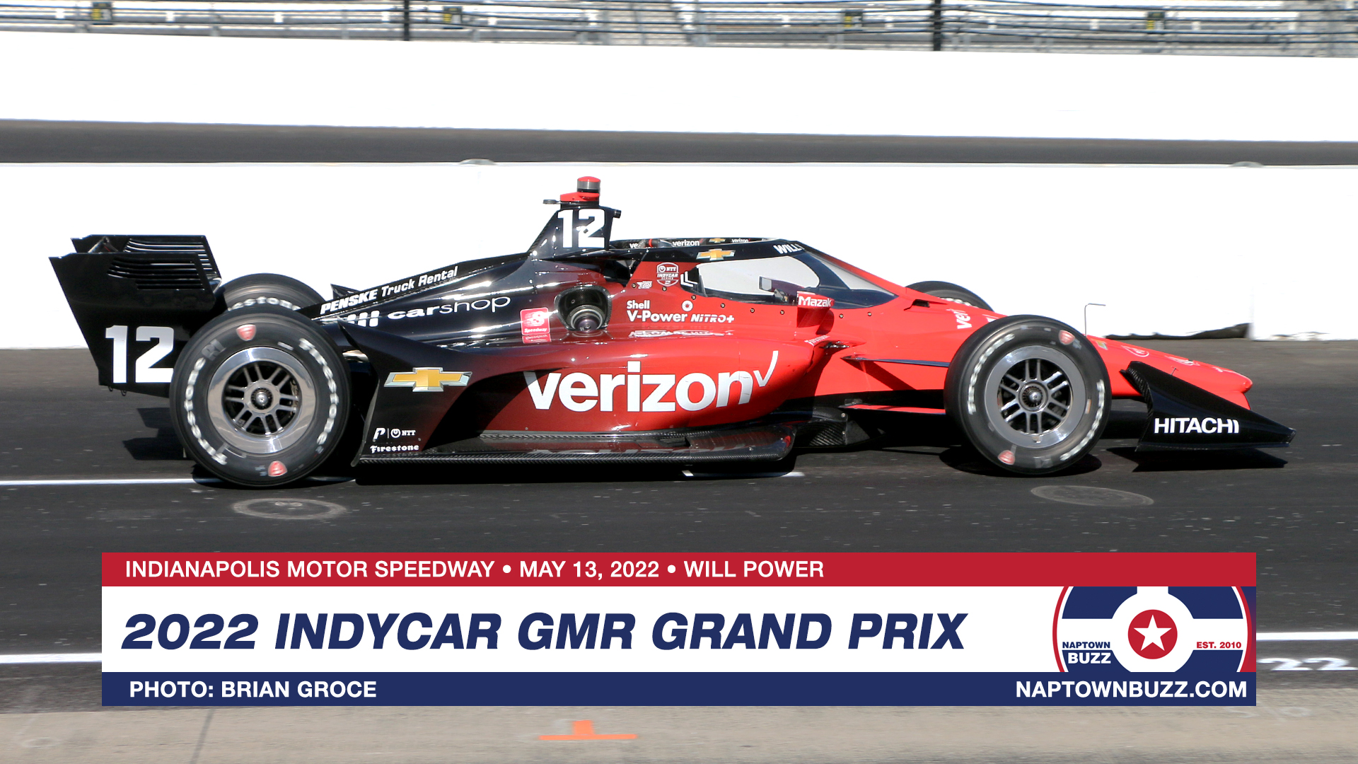 Will Power on May 13, 2022, at Indianapolis Motor Speedway