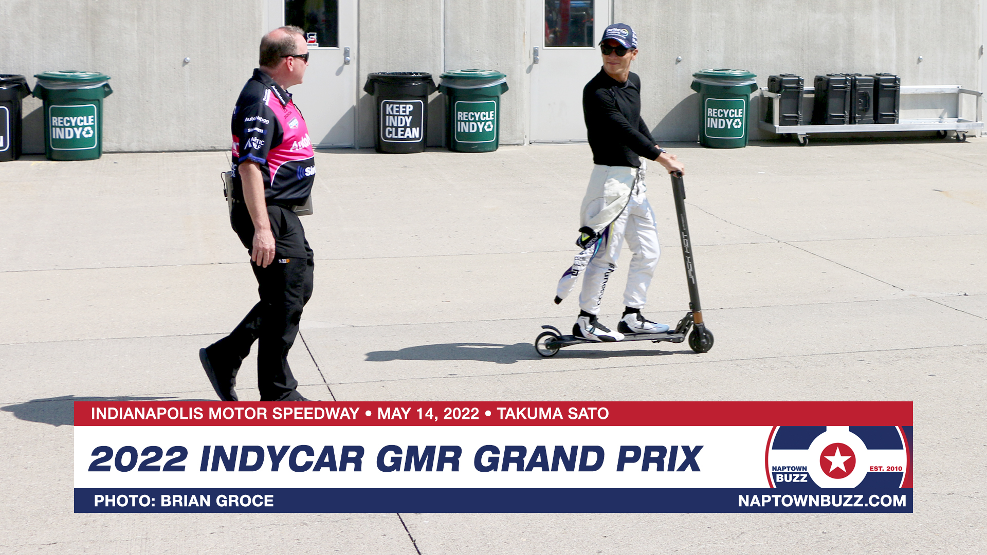 Takuma Sato on Indy Car Grand Prix Race Day, May 14, 2022