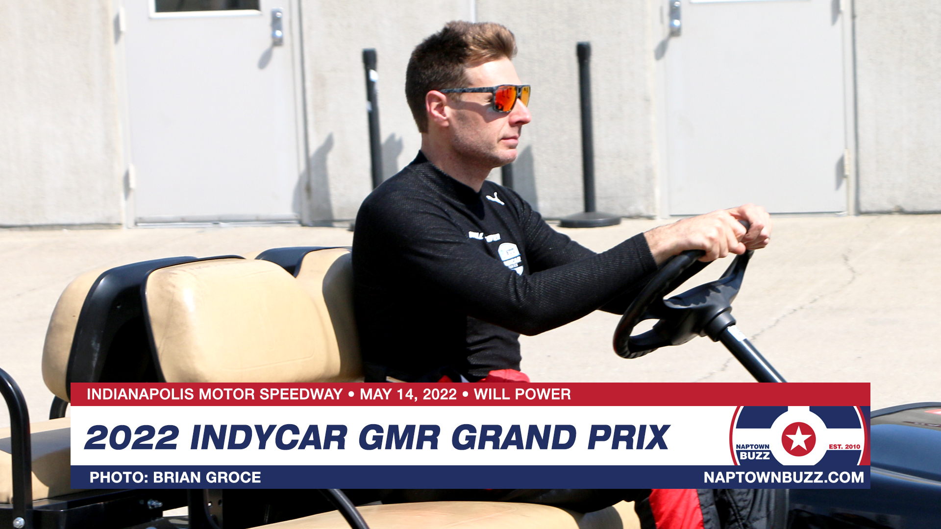 Will Power on Indy Car Grand Prix Race Day, May 14, 2022