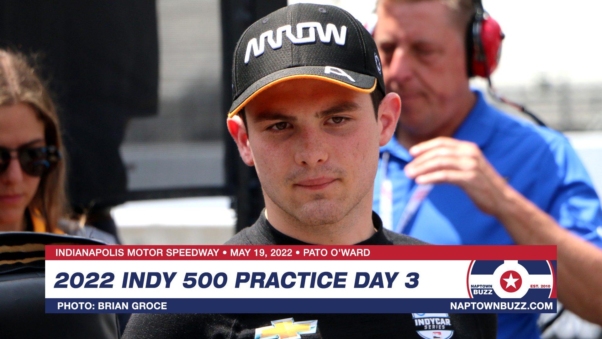 Pato O'Ward on Indy 500 Practice Day 3 at Indianapolis Motor Speedway on May 19, 2022