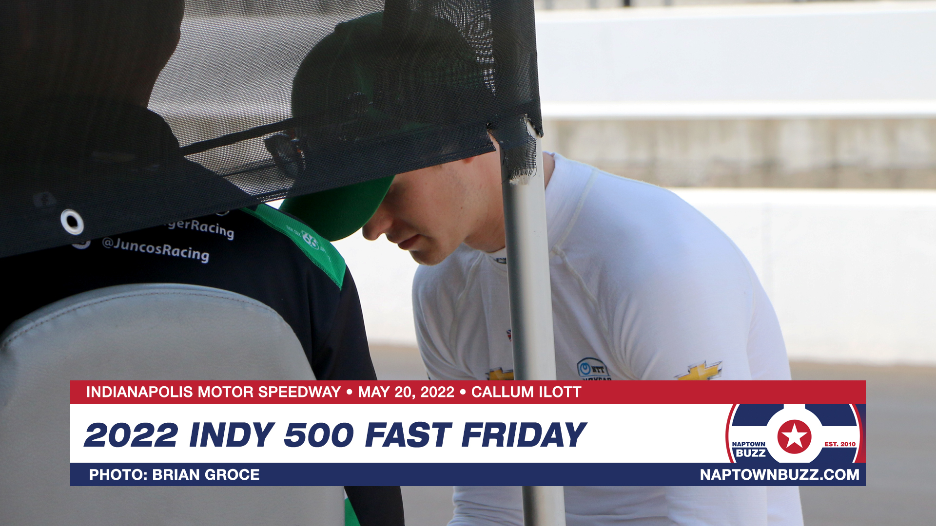 Callum Ilott on Indy 500 Fast Friday Practice at Indianapolis Motor Speedway on May 20, 2022