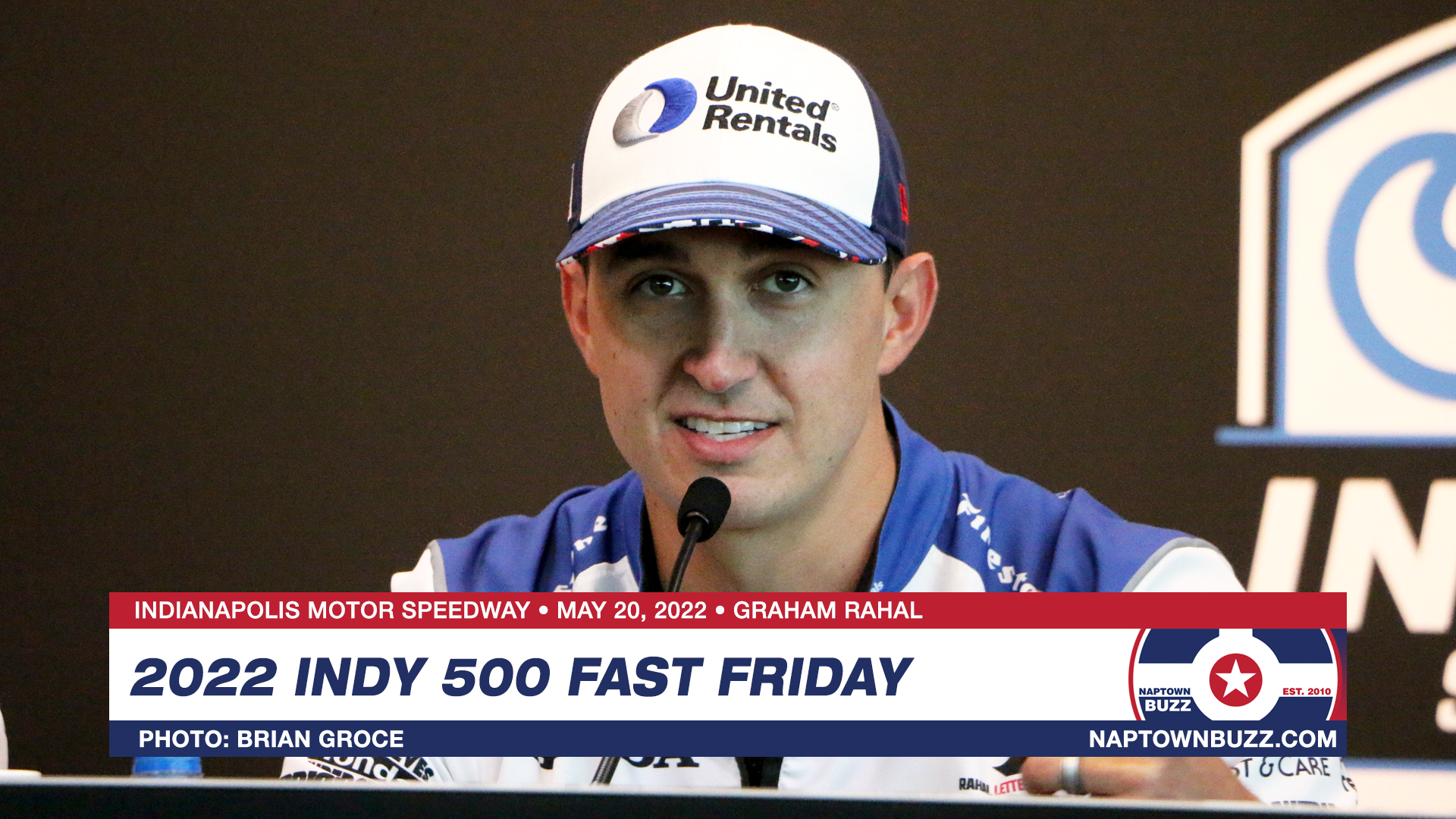 Graham Rahal on Indy 500 Fast Friday Practice at Indianapolis Motor Speedway on May 20, 2022