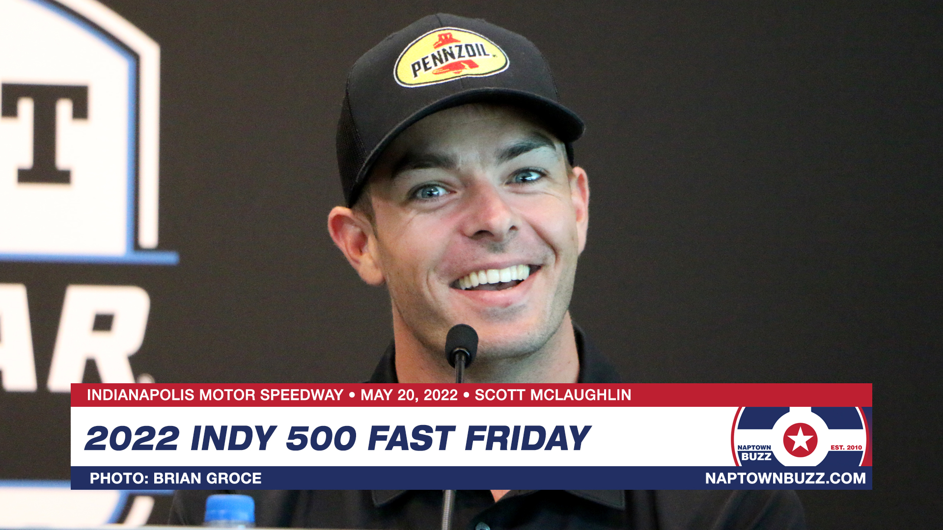 Scott McLaughlin on Indy 500 Fast Friday Practice at Indianapolis Motor Speedway on May 20, 2022