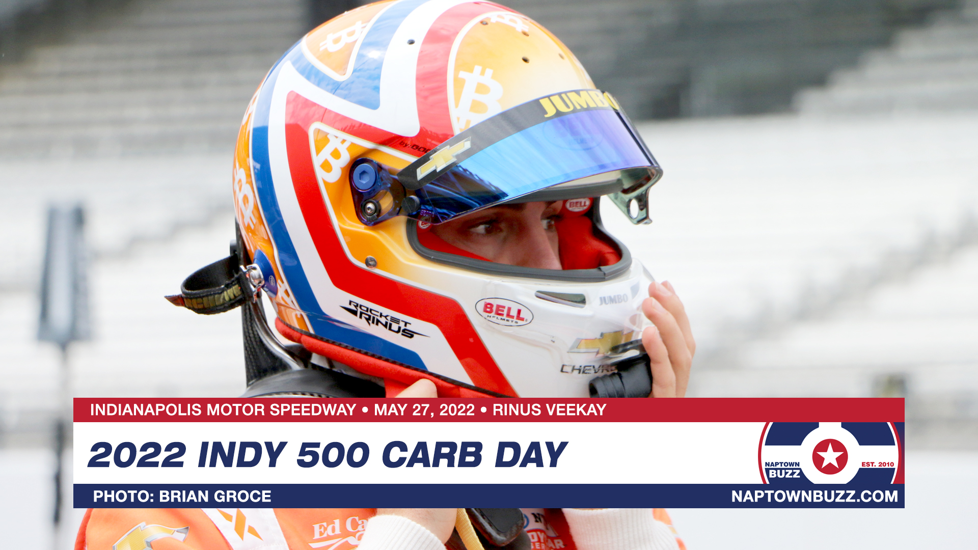 Indy 500 Carb Day May 27, 2022 Rinus VeeKay