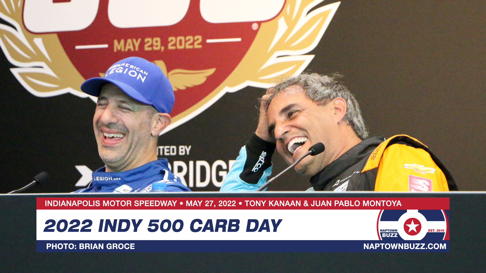 Indy 500 Carb Day May 27, 2022 Tony Kanaan-Juan Pablo Montoya