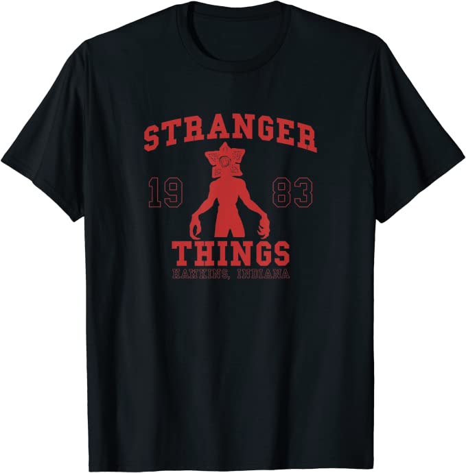 Hawkins, Indiana 1983 Stranger Things Demogorgon T-Shirt