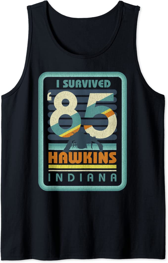 Hawkins, Indiana I Survived '85 Tank Top