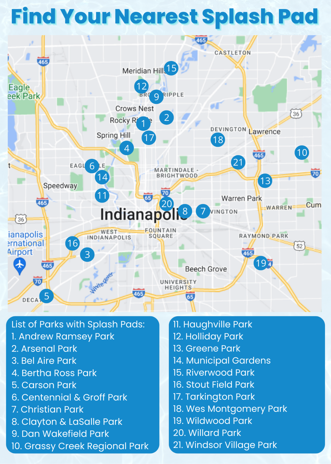 Indy Parks 2022 Summer Splash Pads Map 1097x1536 