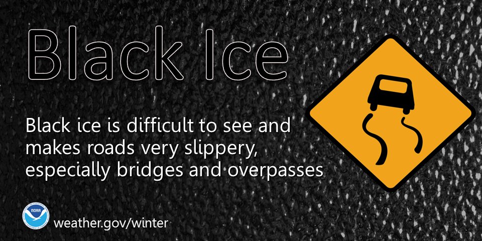Indianapolis Indiana Black Ice Warning