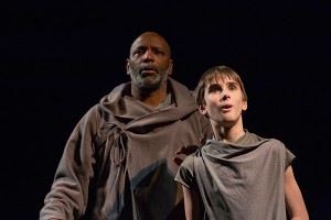David Alan Anderson & Grayson Molin in IRT's The Giver. Photo by Zach Rosing.